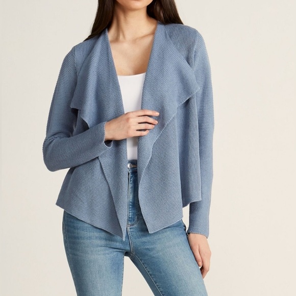 Eileen Fisher organic linen and cotton blend open cardigan. Size Small petite - Picture 1 of 9